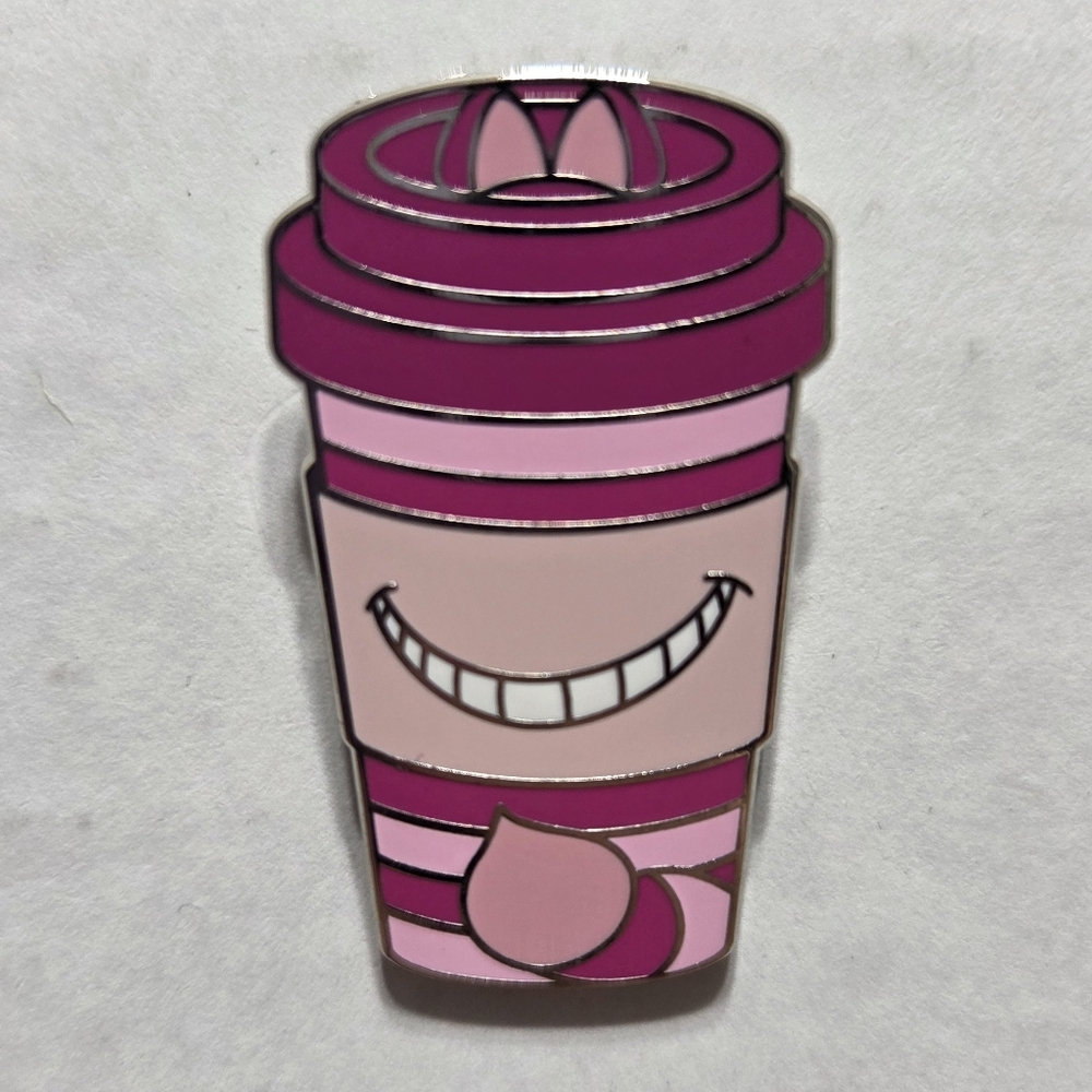 Disney Character Coffee Cup Cheshire Cat Pin
